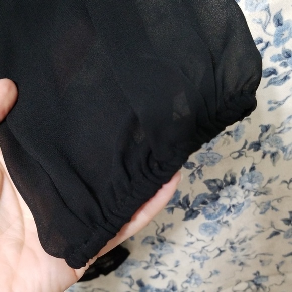 A.N.A black flowy top blouse - Picture 4 of 6